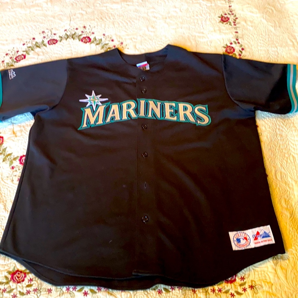 MLB Majestic Mariners Ken Griffey Jr Jersey